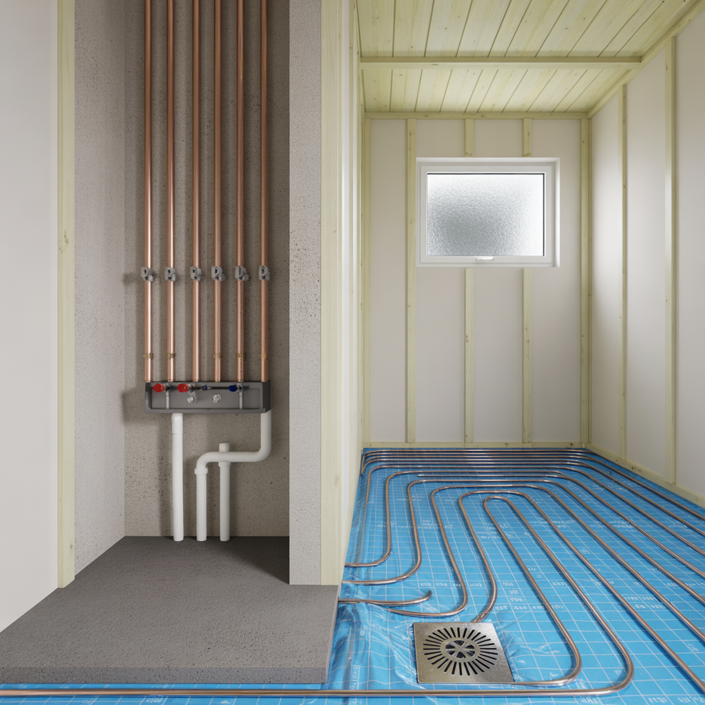 bygga nytt badrum vvs checklista for ror och avlopp