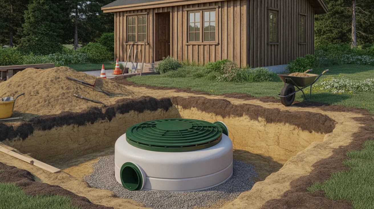 Installera Enskilt Avlopp, Reningsverk, TrekammarbrunnSlamavskiljare