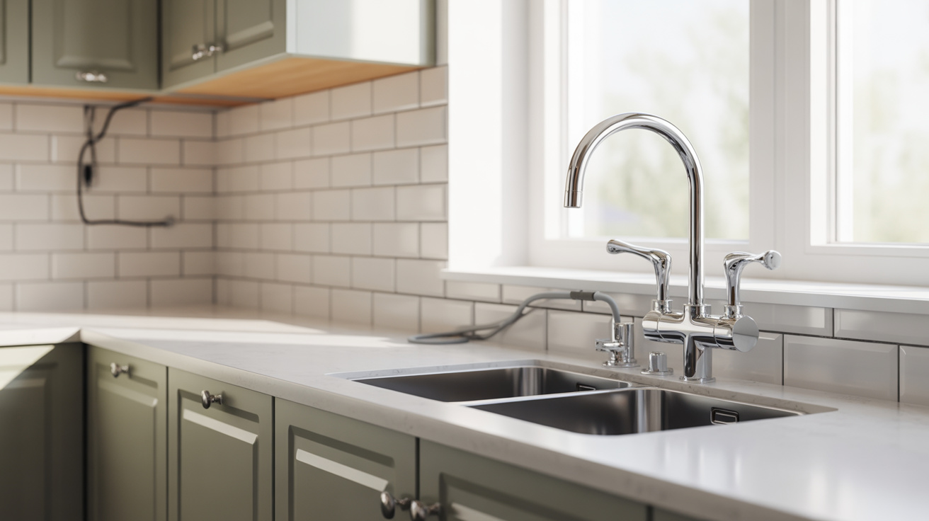 Installera eller byta blandare köksblandare