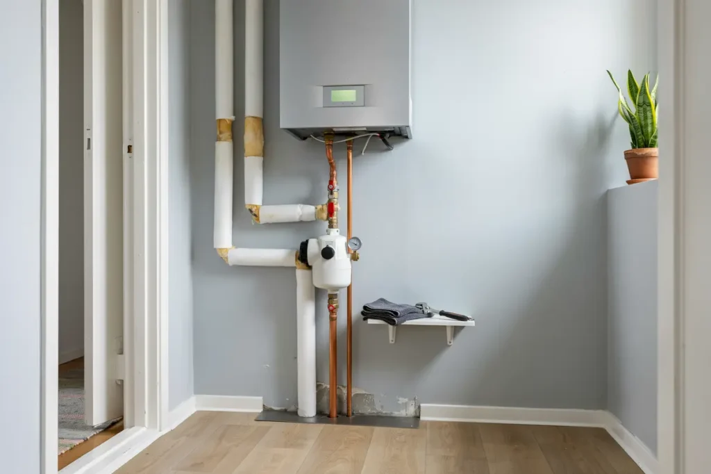 fels kning och byte av cirkulationspump i lundby